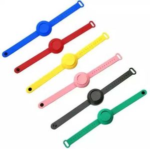 Silicone hand sanitizer bracelet.with empty bottle